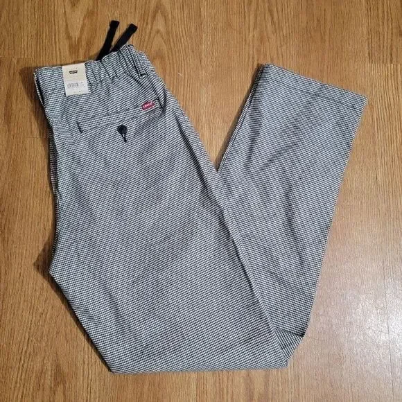Levi's Premium XX Chino EZ Taper III Pants Trousers Black Grey Pattern Cotton S
